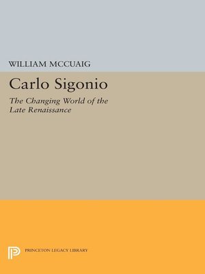 cover image of Carlo Sigonio